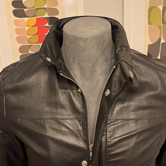 Vintage Diesel circa early 2000’s. Leather jacket Y2K - Picture 3 of 11